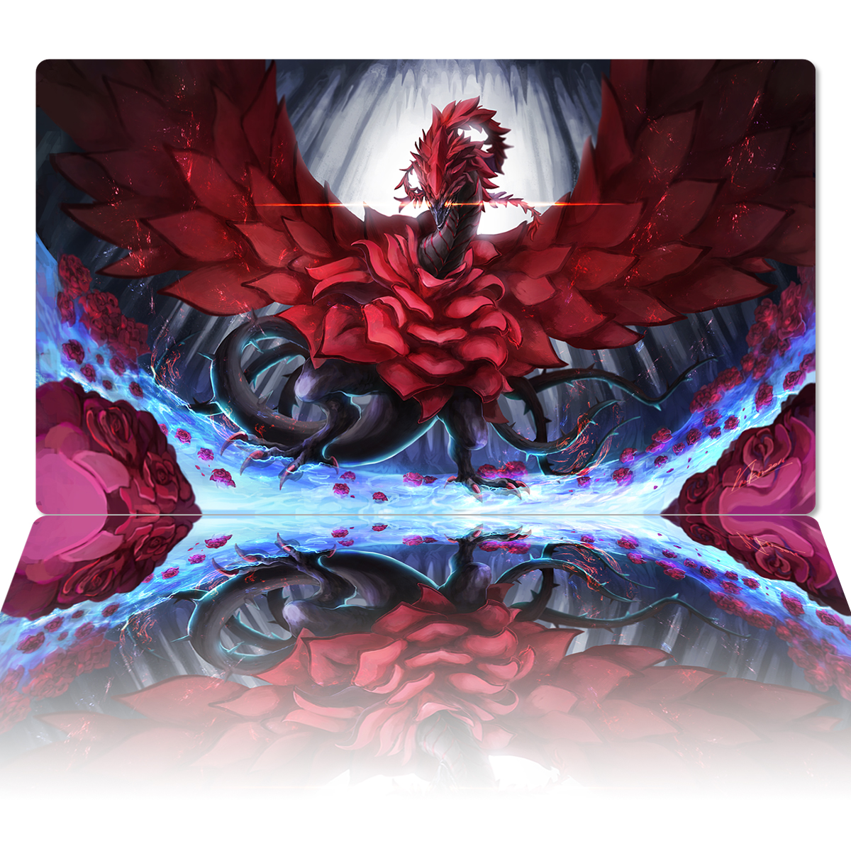 Board Game Zone - YuGiOh Black Rose Dragon Mat TCG