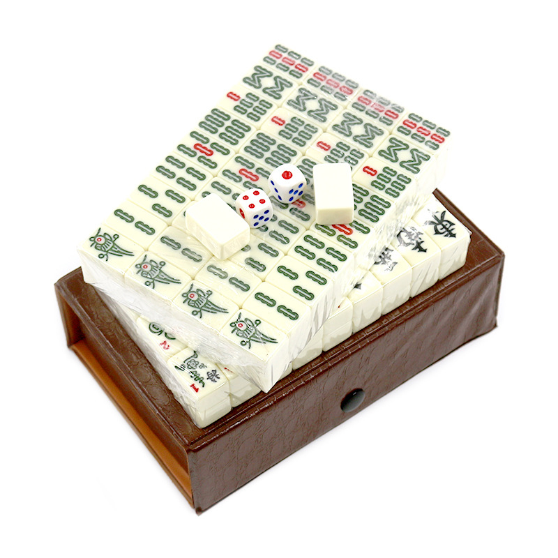 Board Game Mahjong - 1 Set 24mm Mini Travel Mahjong