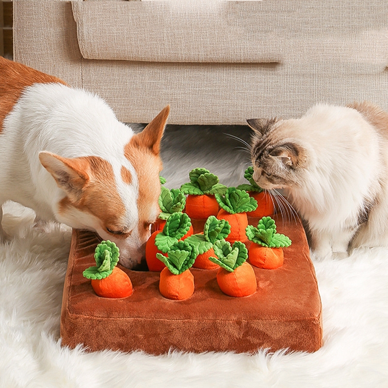 Board Game For 2 People - Dog Carrot Plush Toy Interactive Dog