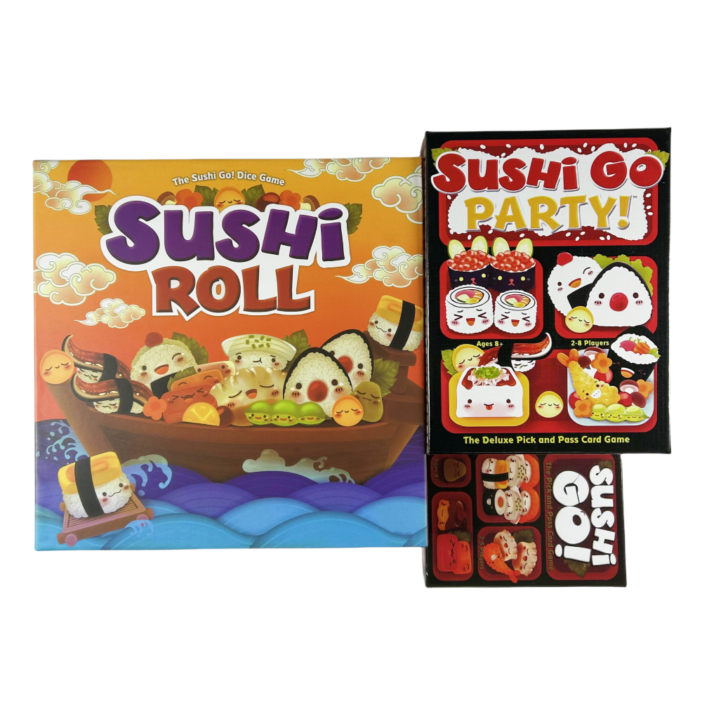 Board Game For 2 People - Sushi Go Card Game - Sushi