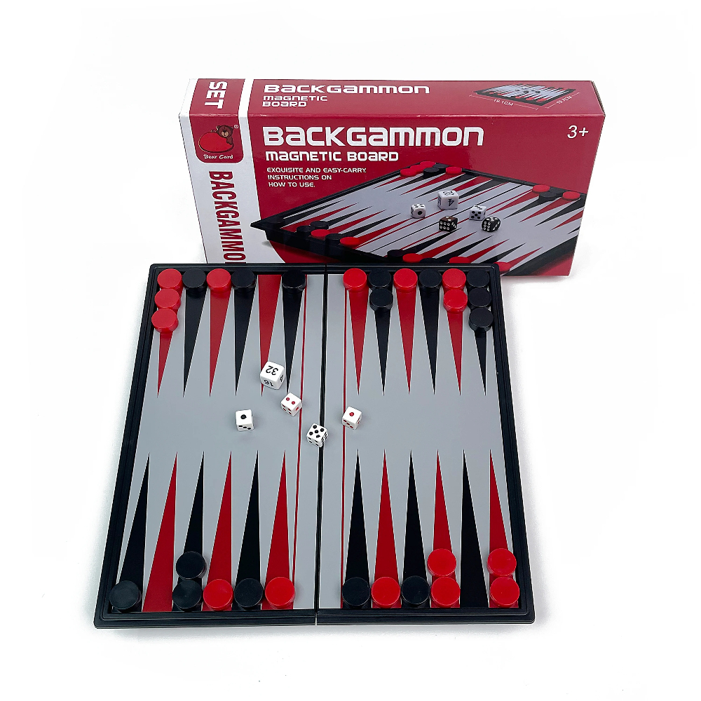 Board Game Electronic Table - Foldable Magnetic Backgammon Board Game Portable
