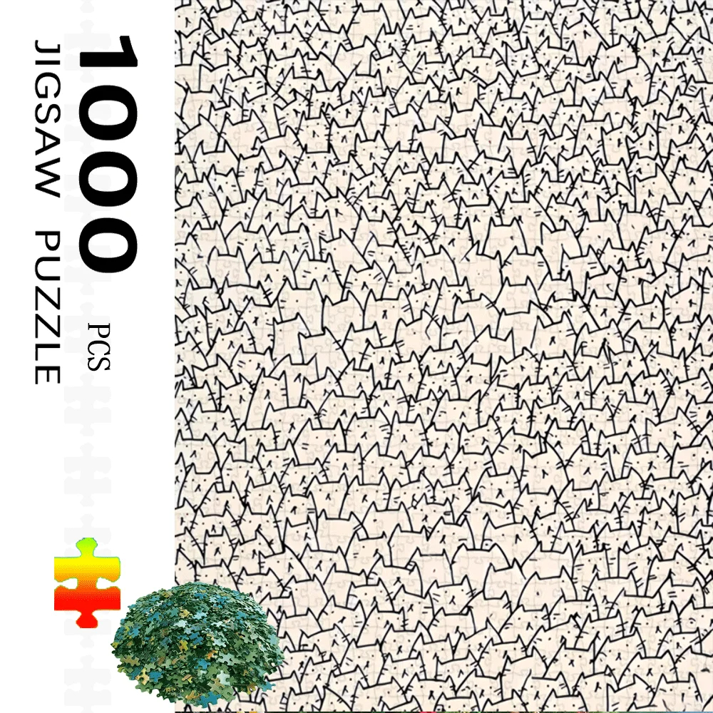 Jigsaw Puzzle Adult - 500/1000/1200/2000pcs Jigsaw Puzzle - Dense Challenging