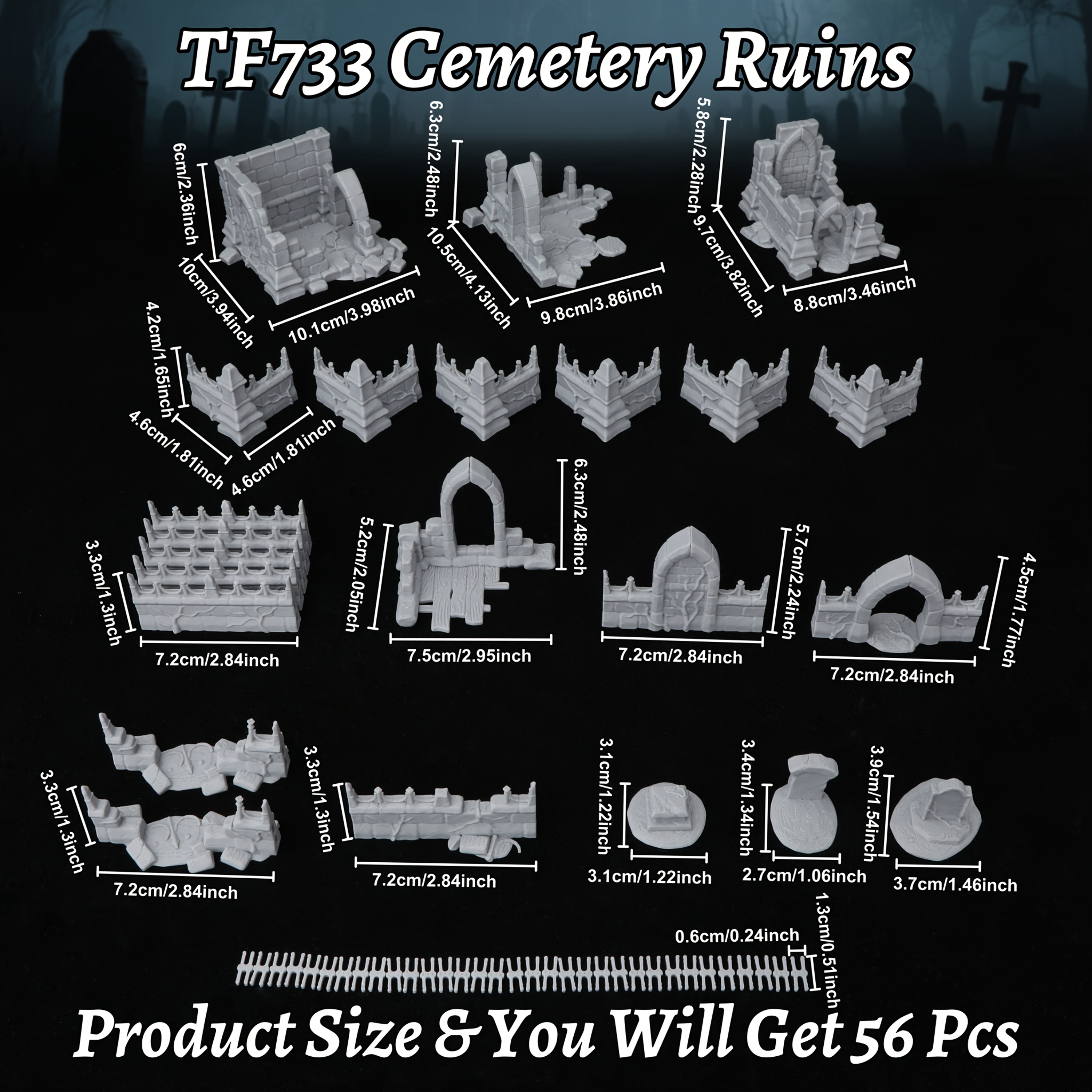Fantasy Cemetery Ruins Miniatu - огляд і ціна Board Game Dune