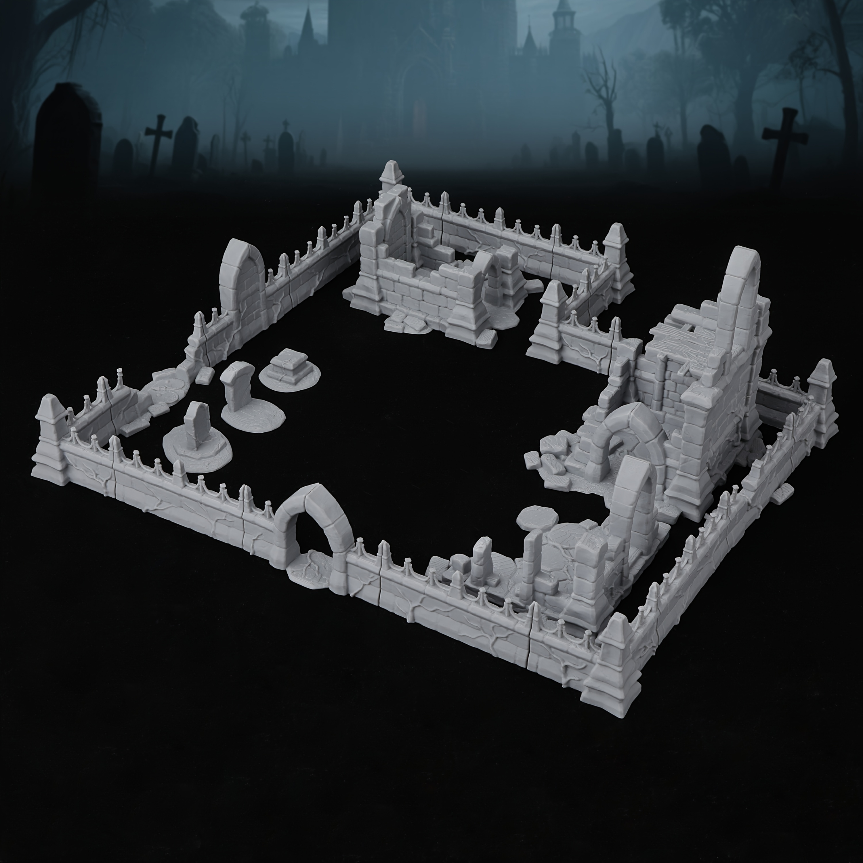 Fantasy Cemetery Ruins Miniatu - огляд і ціна Board Game Dune