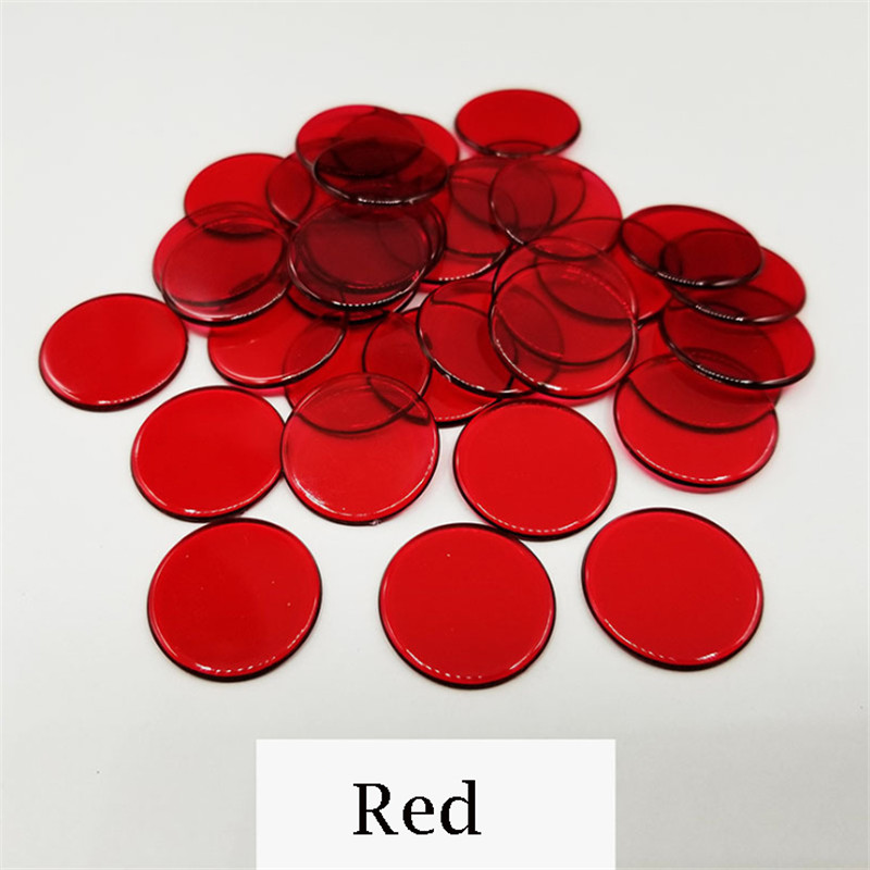 100pcs 19mm Transparent Chips  - огляд і ціна Board Game Verdant