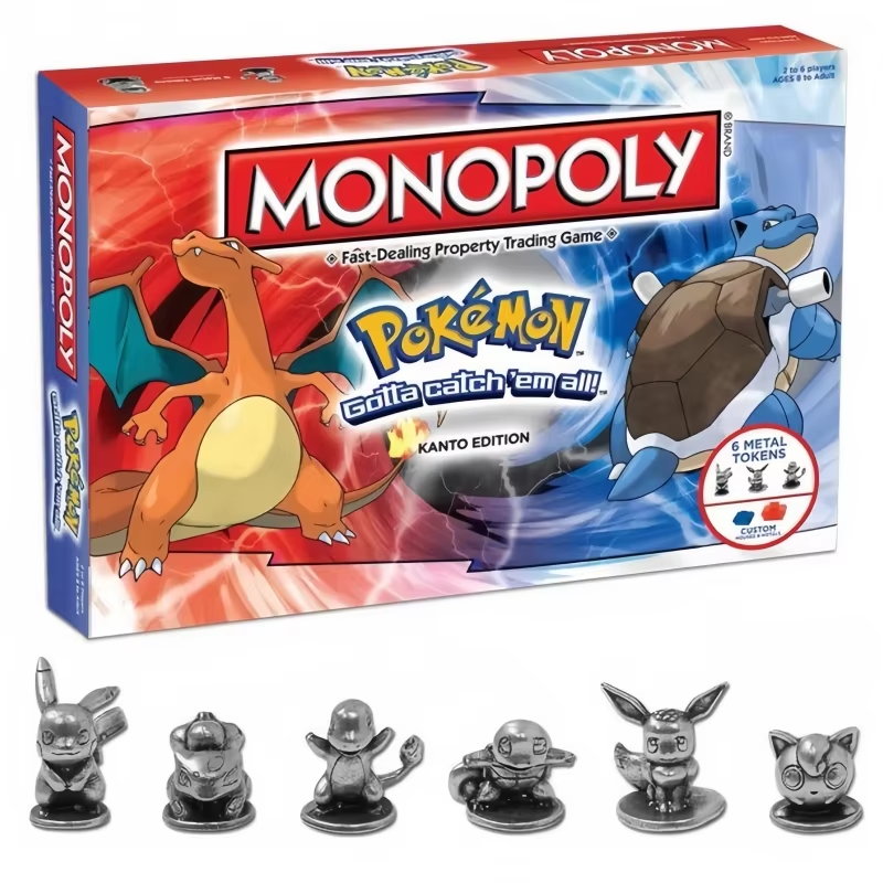 Pokémon Kanto Edition Monopoly - огляд і ціна Board Game Monopoli
