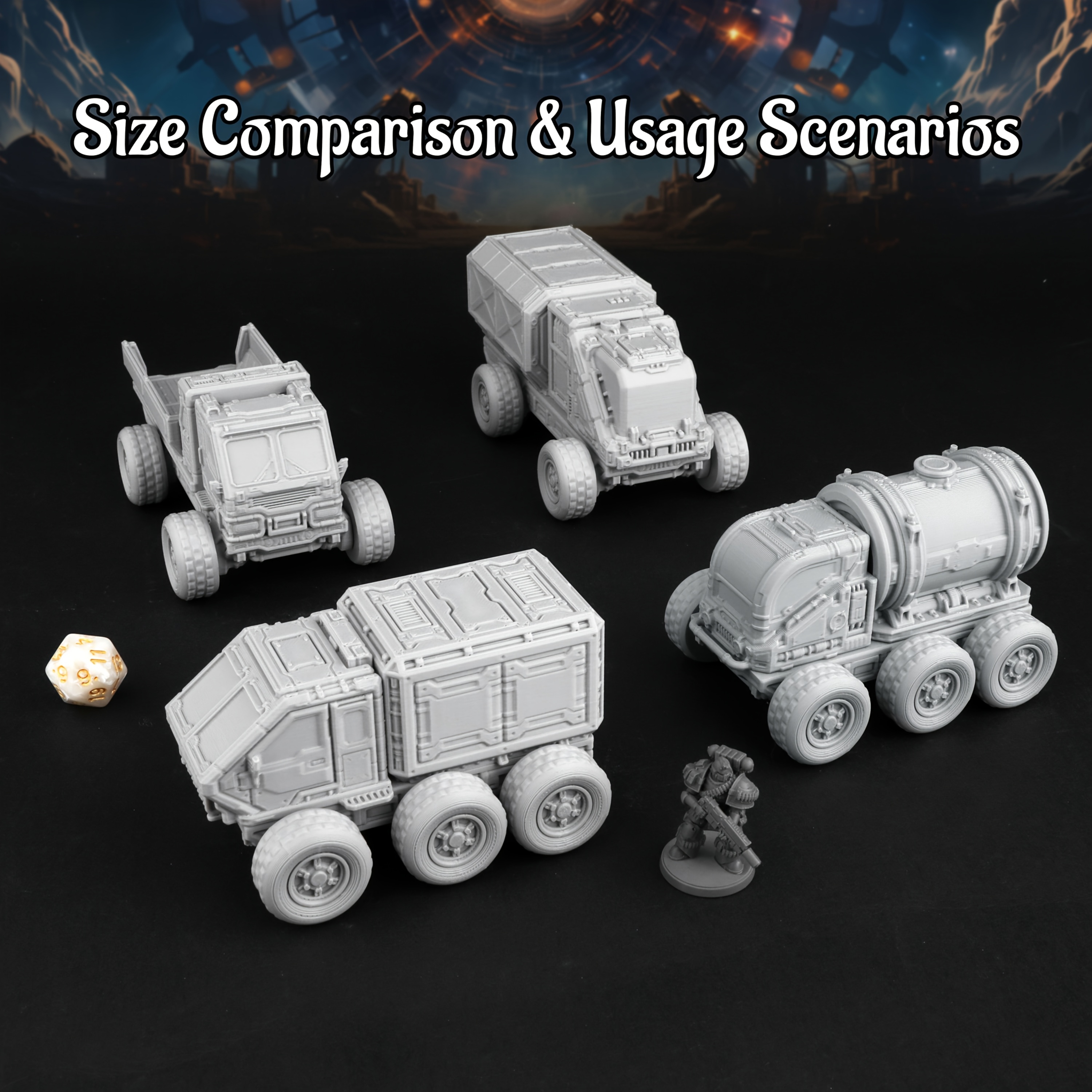 Sci-Fi RPG Truck Miniatures, P - огляд і ціна Board Game Dune