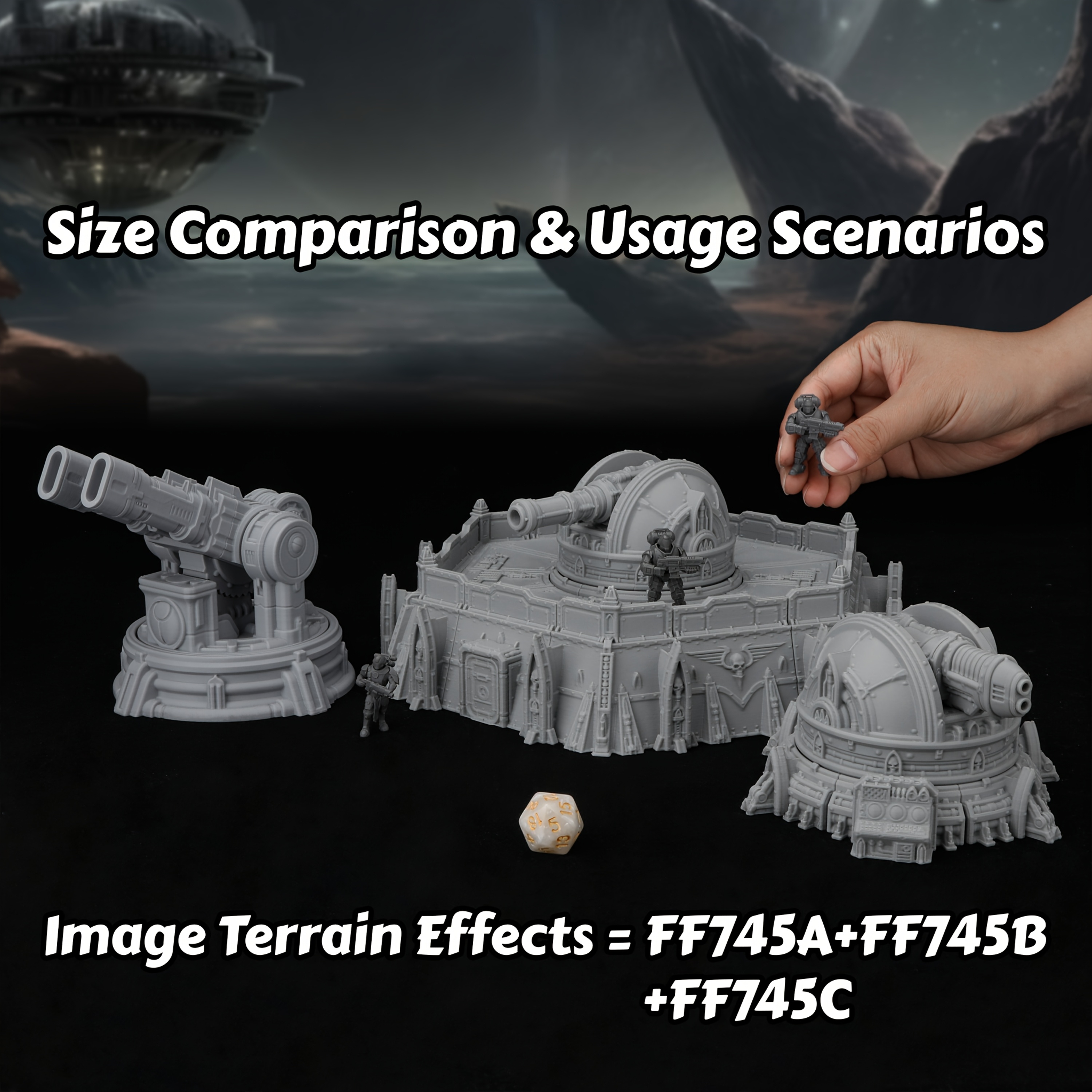 TTRPG Sci-Fi Defense Miniature - огляд і ціна Board Game Dune