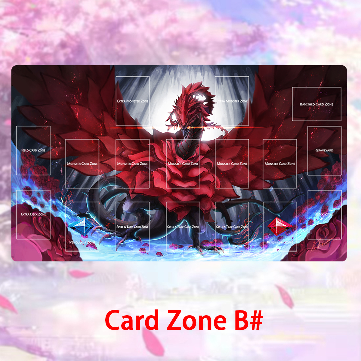 YuGiOh Black Rose Dragon Mat T - огляд і ціна Board Game Zone