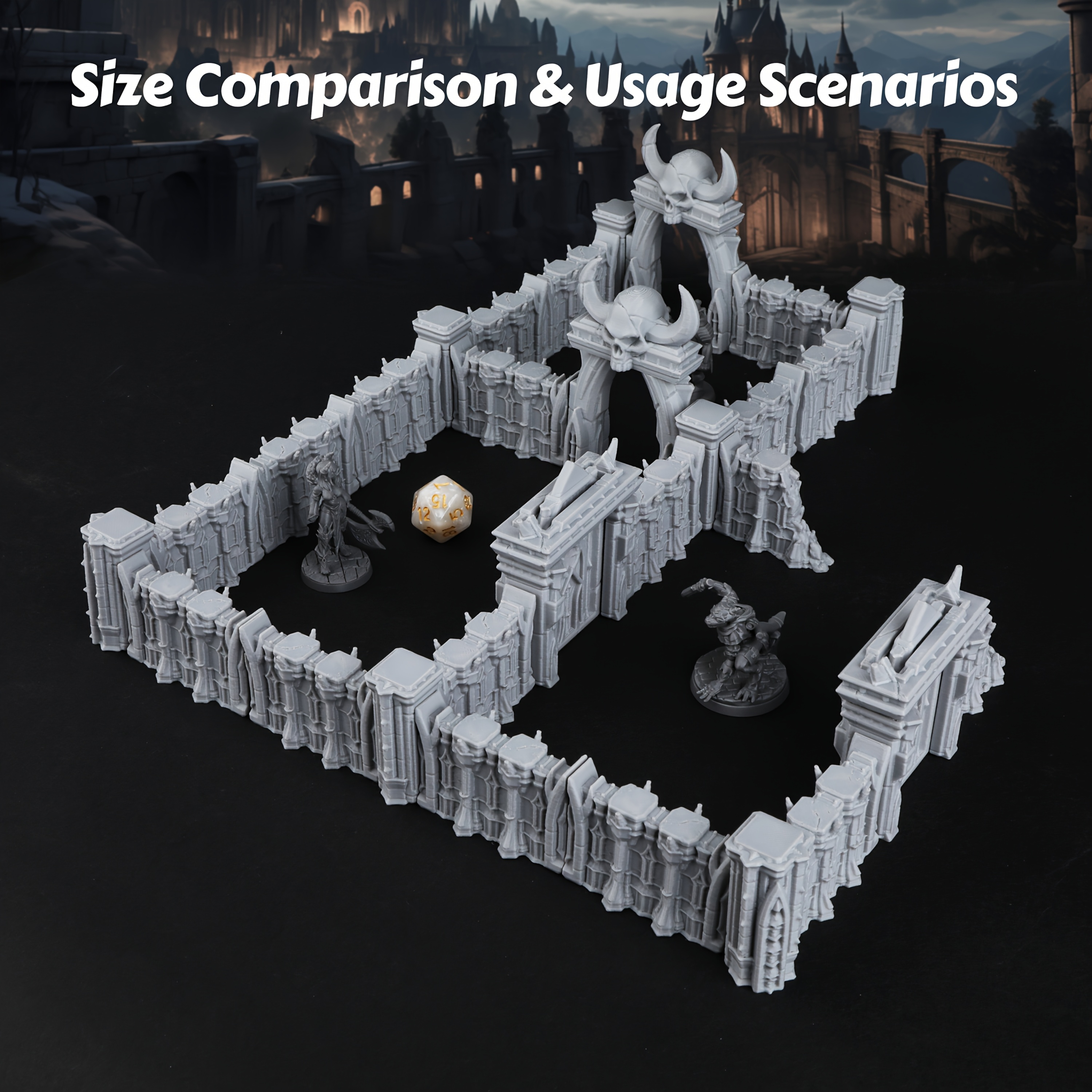 RPG Darkness Wall Miniature Te - огляд і ціна Board Game Dune