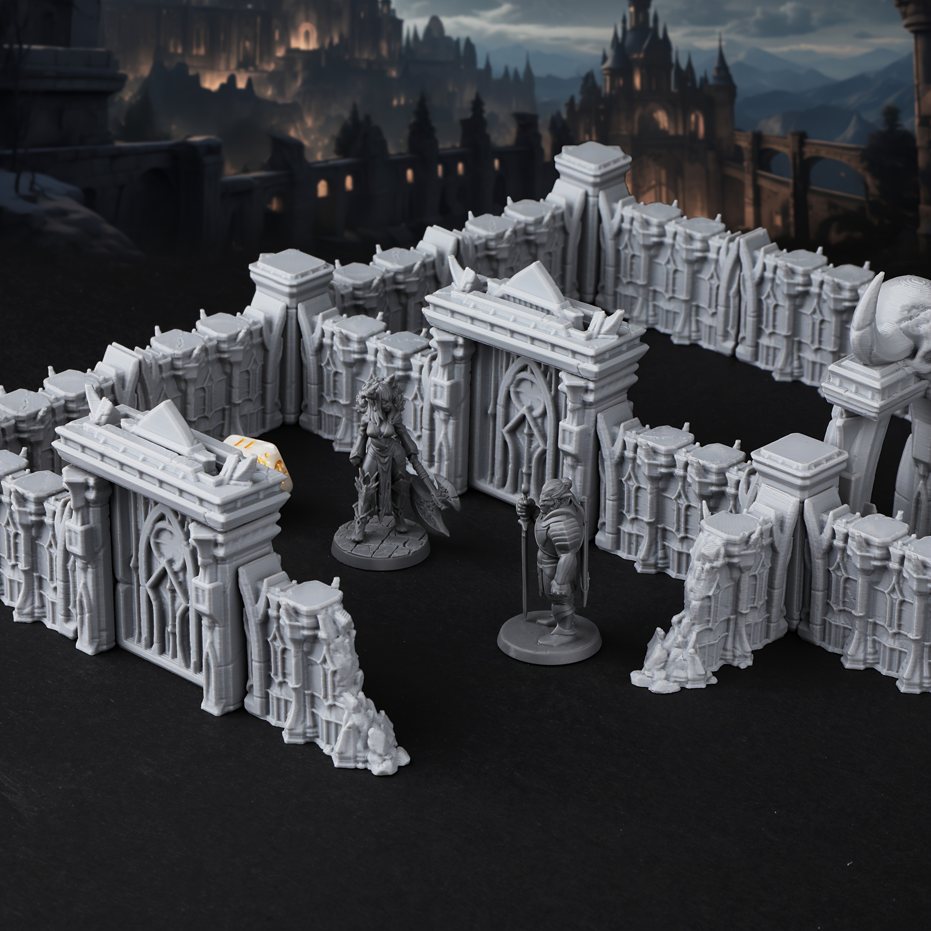 RPG Darkness Wall Miniature Te - огляд і ціна Board Game Dune
