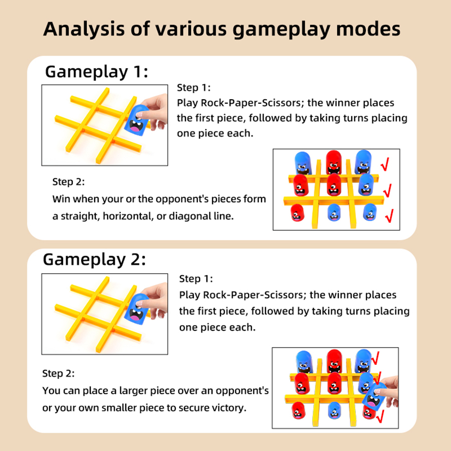 KNYYSECQ Tic Tac Toe Game Crea - огляд і ціна Board Game Strategi
