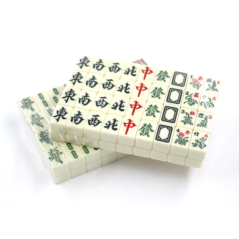 1 Set 24mm Mini Travel Mahjong - огляд і ціна Board Game Mahjong