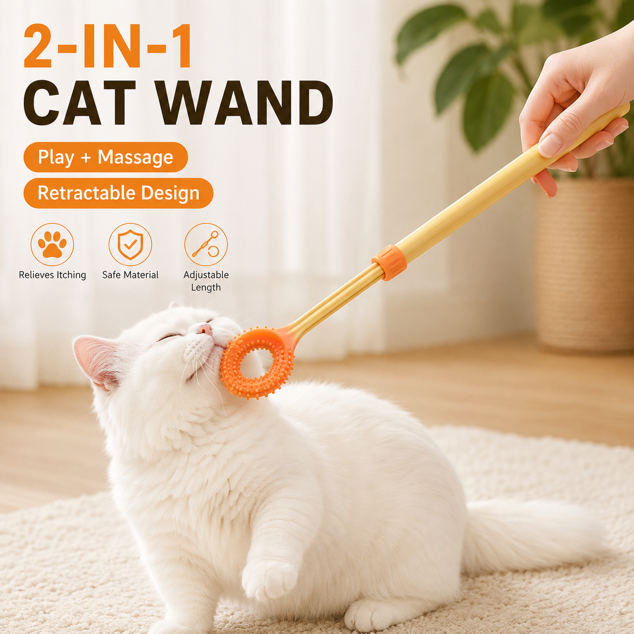 Retractable Cat Tickler Double - огляд і ціна Board Game For 2 People