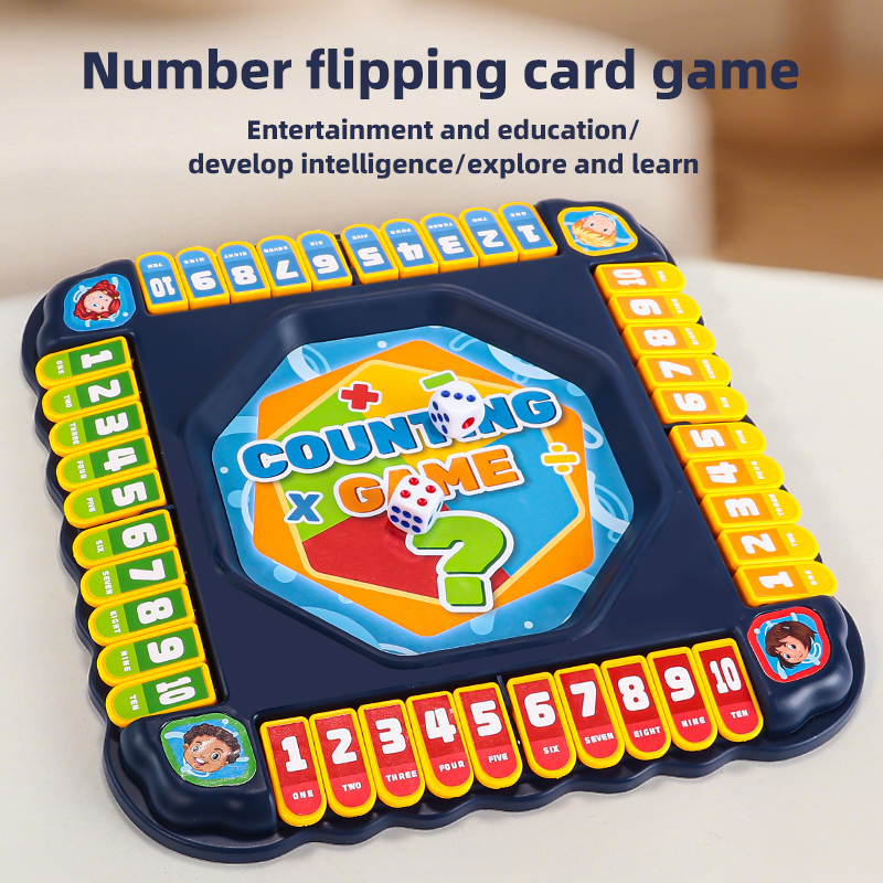 Blue Number Flip Tabletop Game - огляд і ціна Board Game Electronic Table