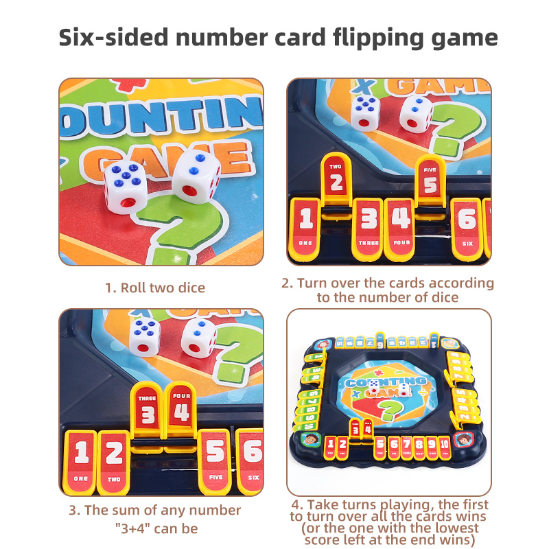 Blue Number Flip Tabletop Game - огляд і ціна Board Game Electronic Table