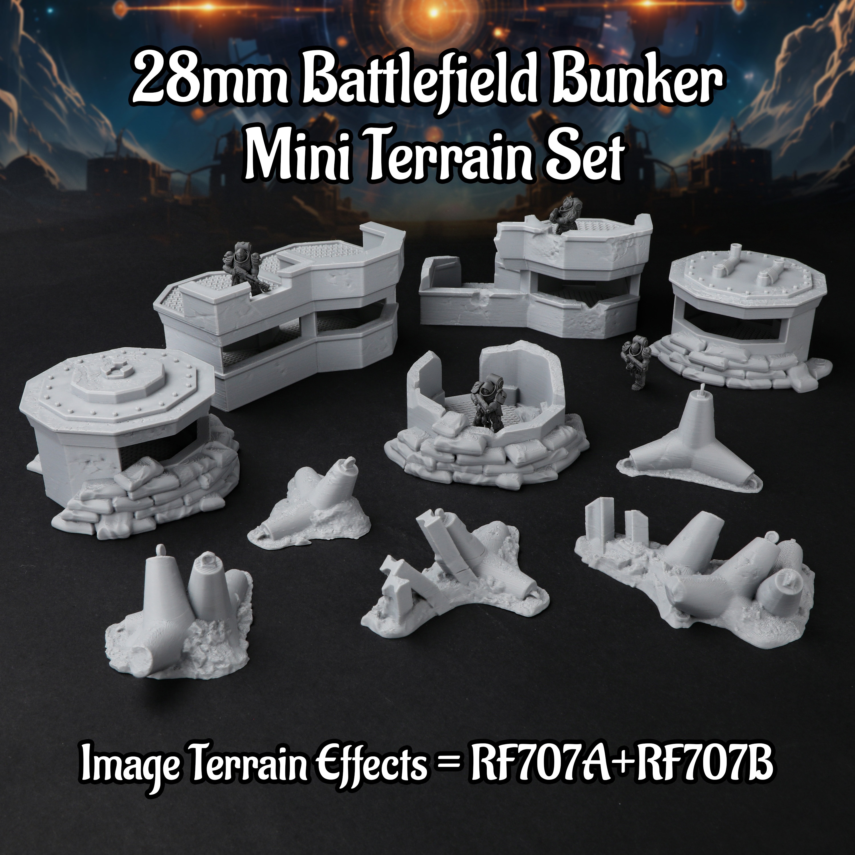 Sci-Fi Modular Battlefield Bun - огляд і ціна Board Game Dune