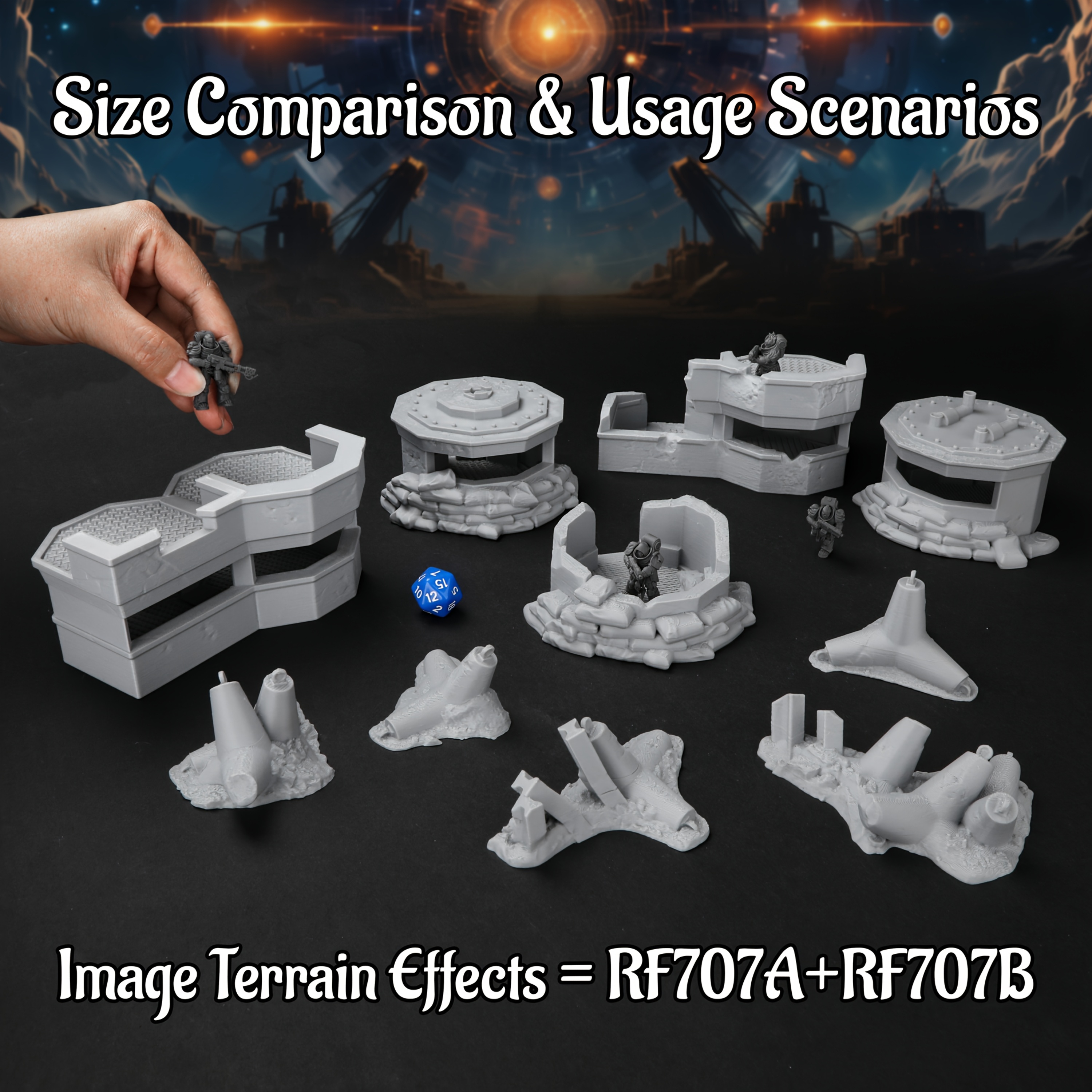 Sci-Fi Modular Battlefield Bun - огляд і ціна Board Game Dune