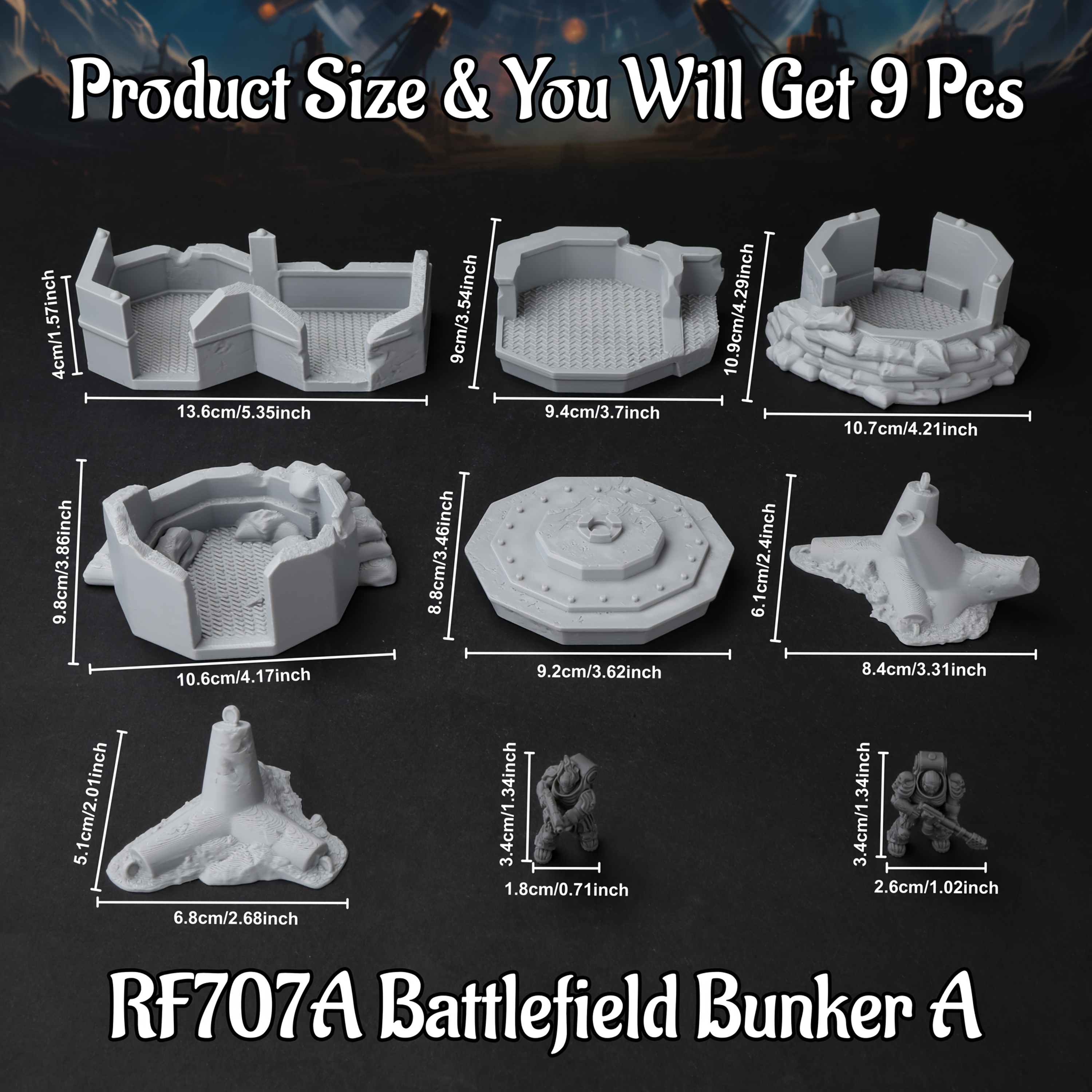 Sci-Fi Modular Battlefield Bun - огляд і ціна Board Game Dune