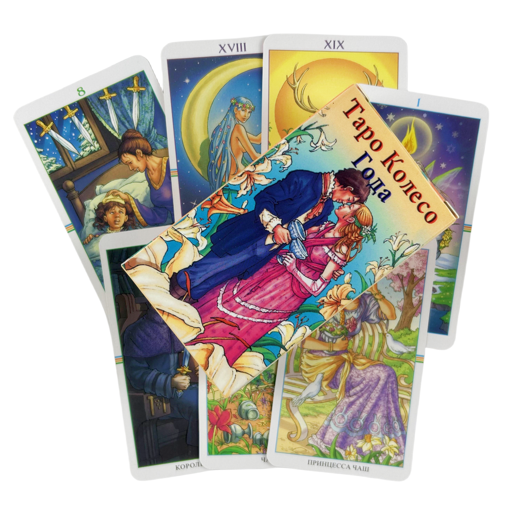 Russian Wheel of the Year Taro - огляд і ціна Board Game Instruction