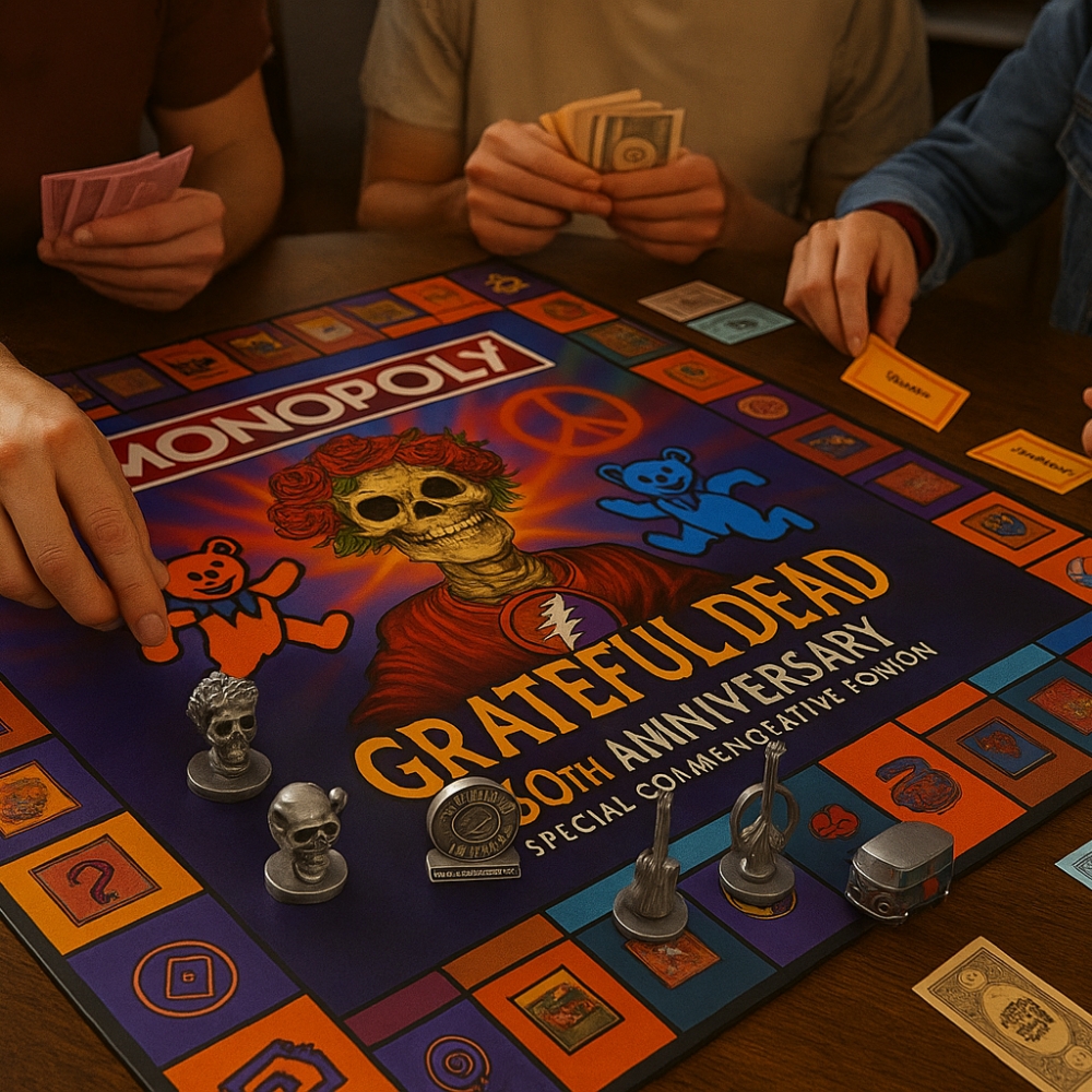 Grateful Dead Monopoly 60th An - огляд і ціна Board Game Monopoli