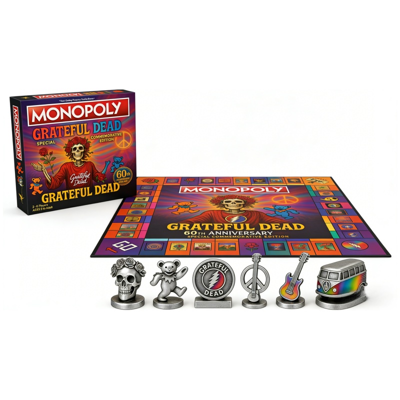 Grateful Dead Monopoly 60th An - огляд і ціна Board Game Monopoli