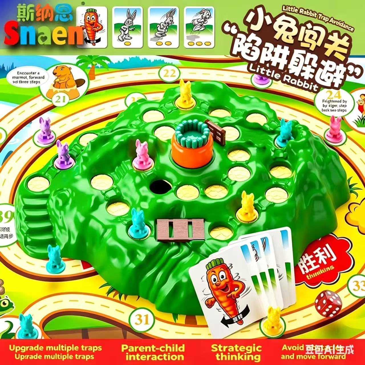 Hot Sale Fun Toy Rabbit Trap U - огляд і ціна Board Game Saboteur