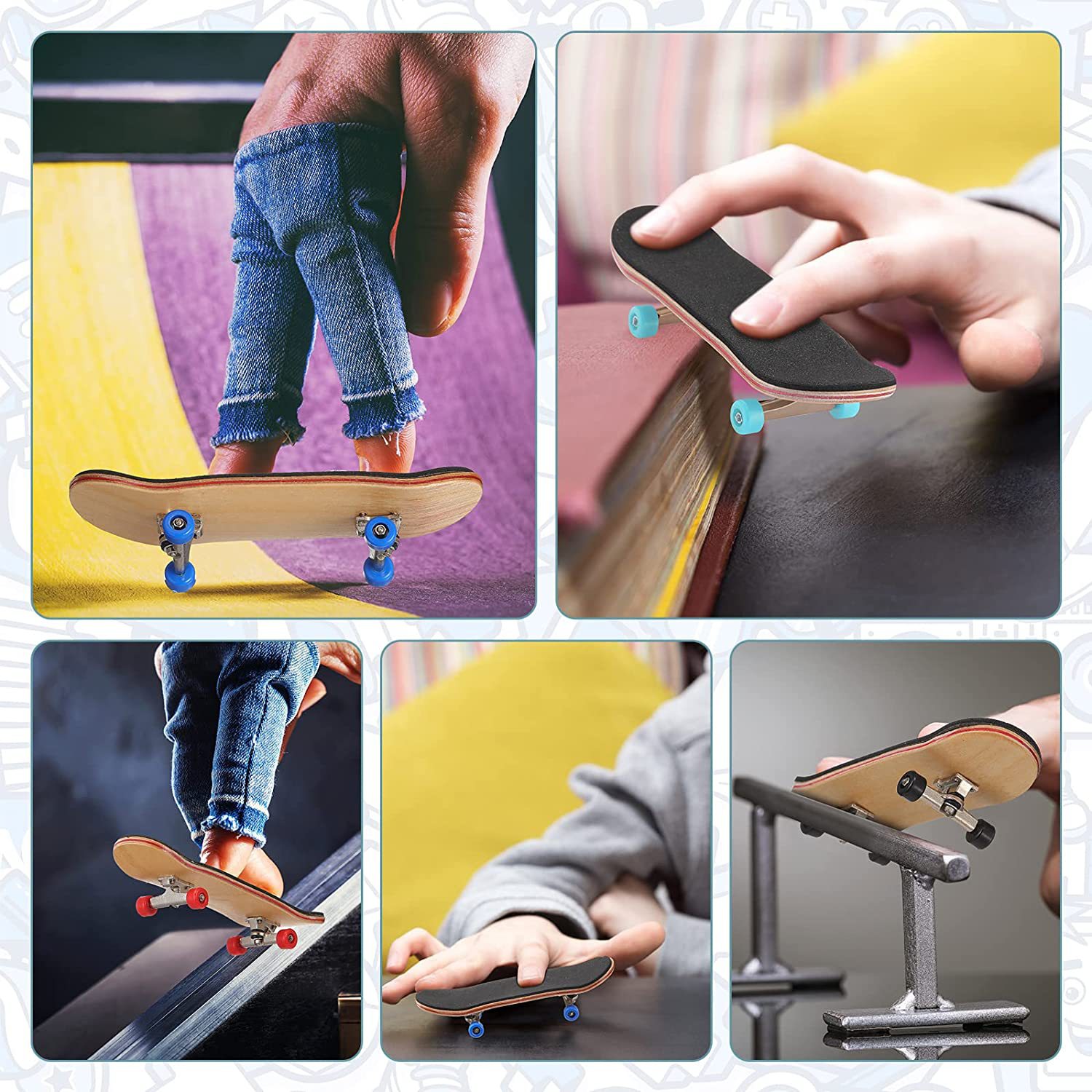 Puzzle Toy Finger Skateboard M - огляд і ціна Board Game For 2 People
