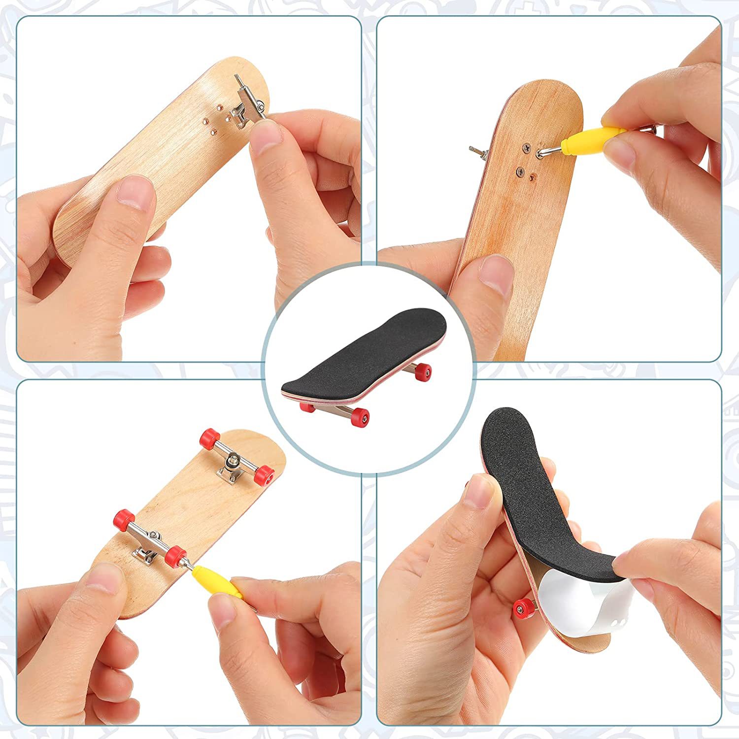 Puzzle Toy Finger Skateboard M - огляд і ціна Board Game For 2 People