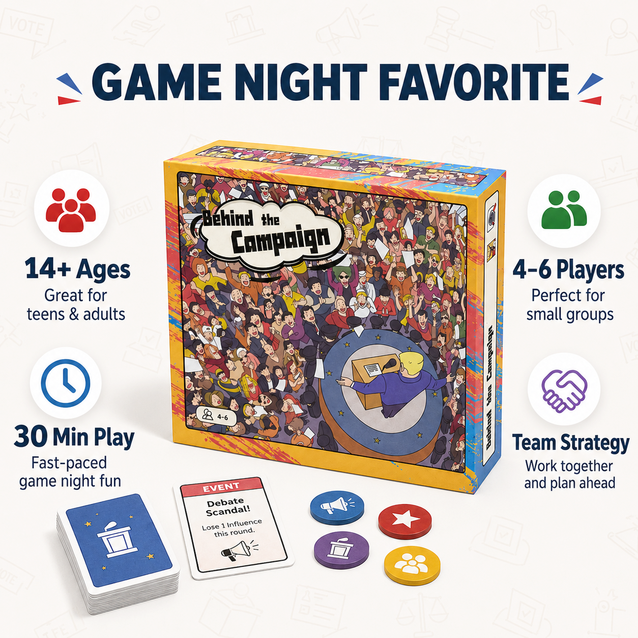 Map Strategy Card Game, 4-6 Pl - огляд і ціна Board Game Strategi