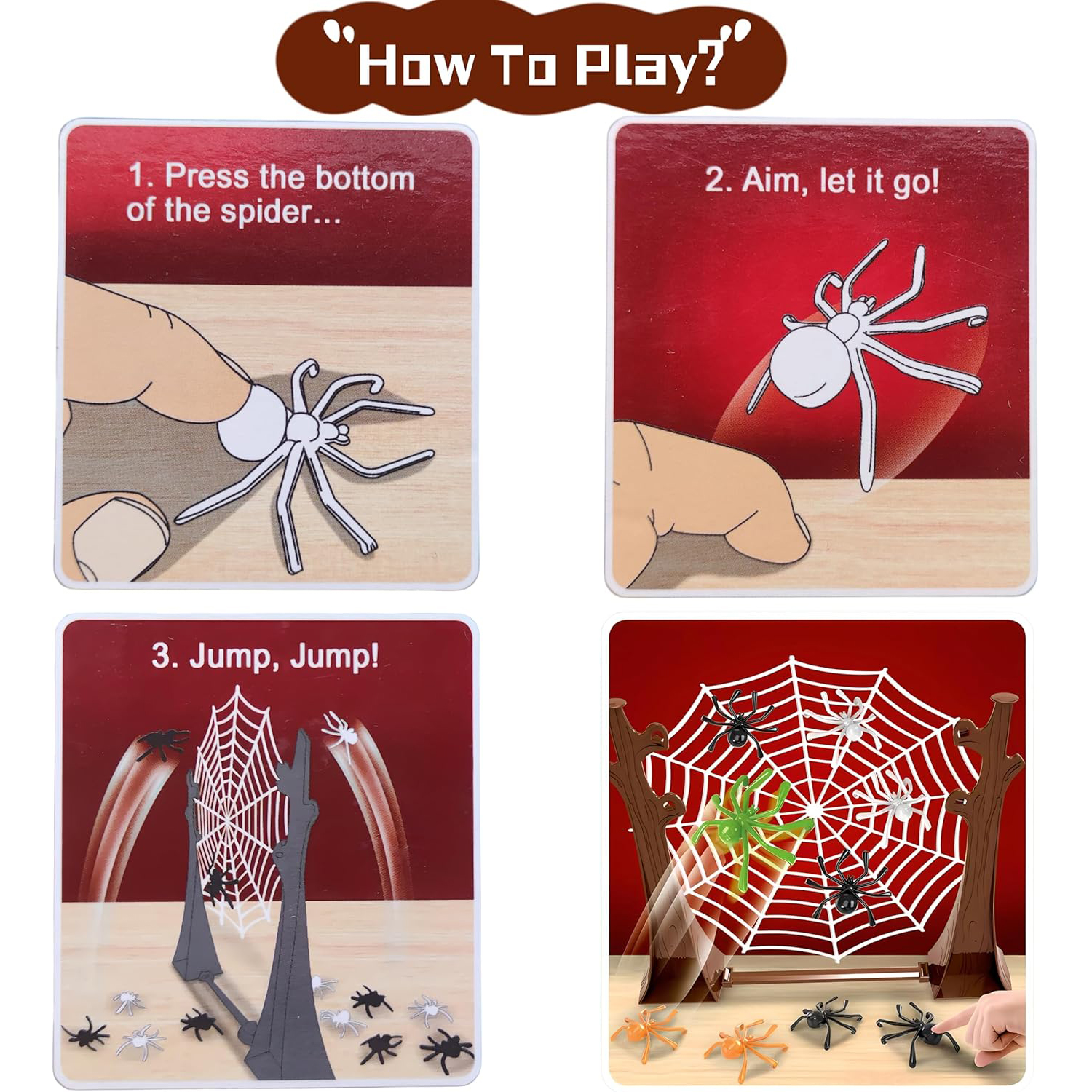 Bouncing Spider Game Parent Ch - огляд і ціна Board Game Web
