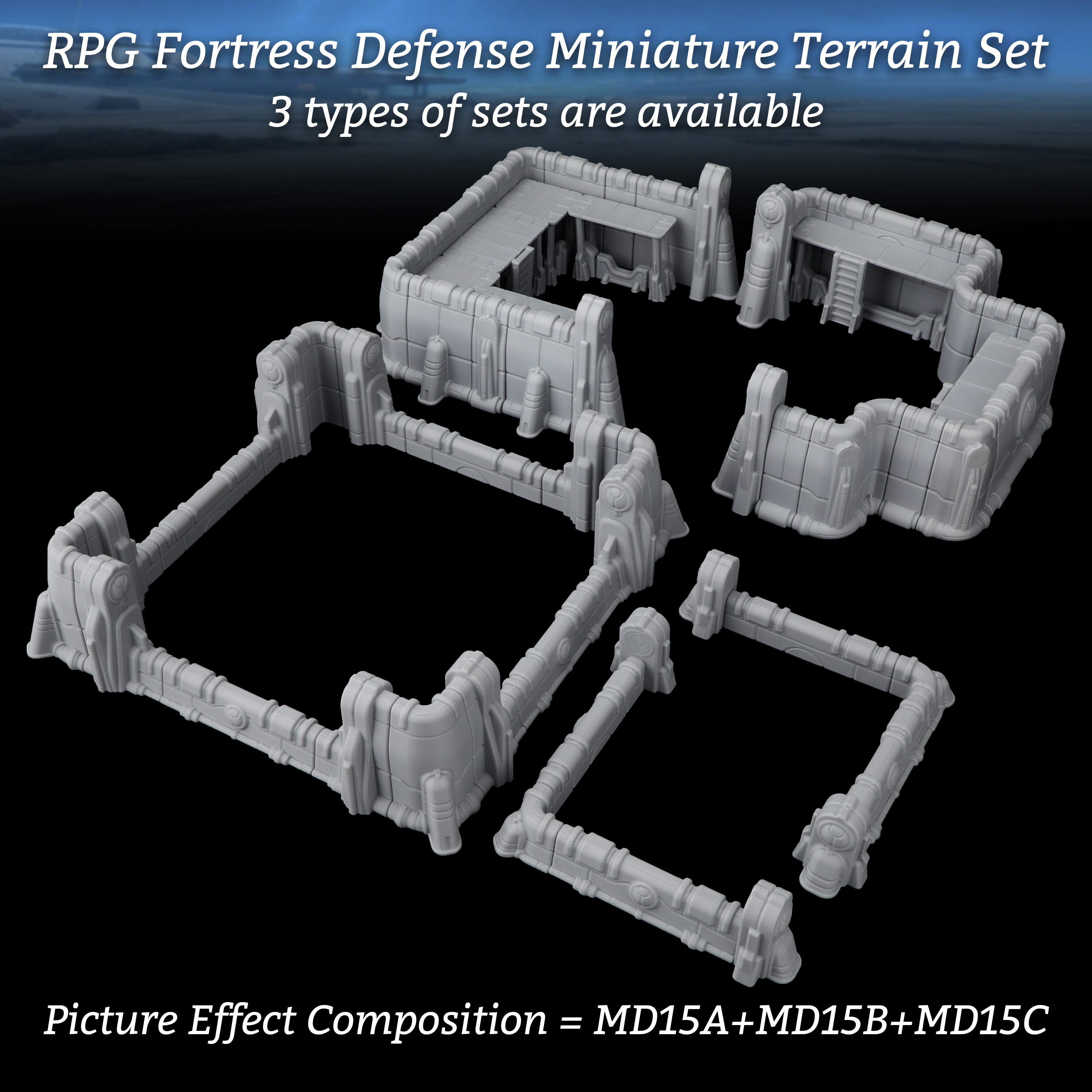 Sci-Fi Modular Fortress Defens - огляд і ціна Board Game Dune