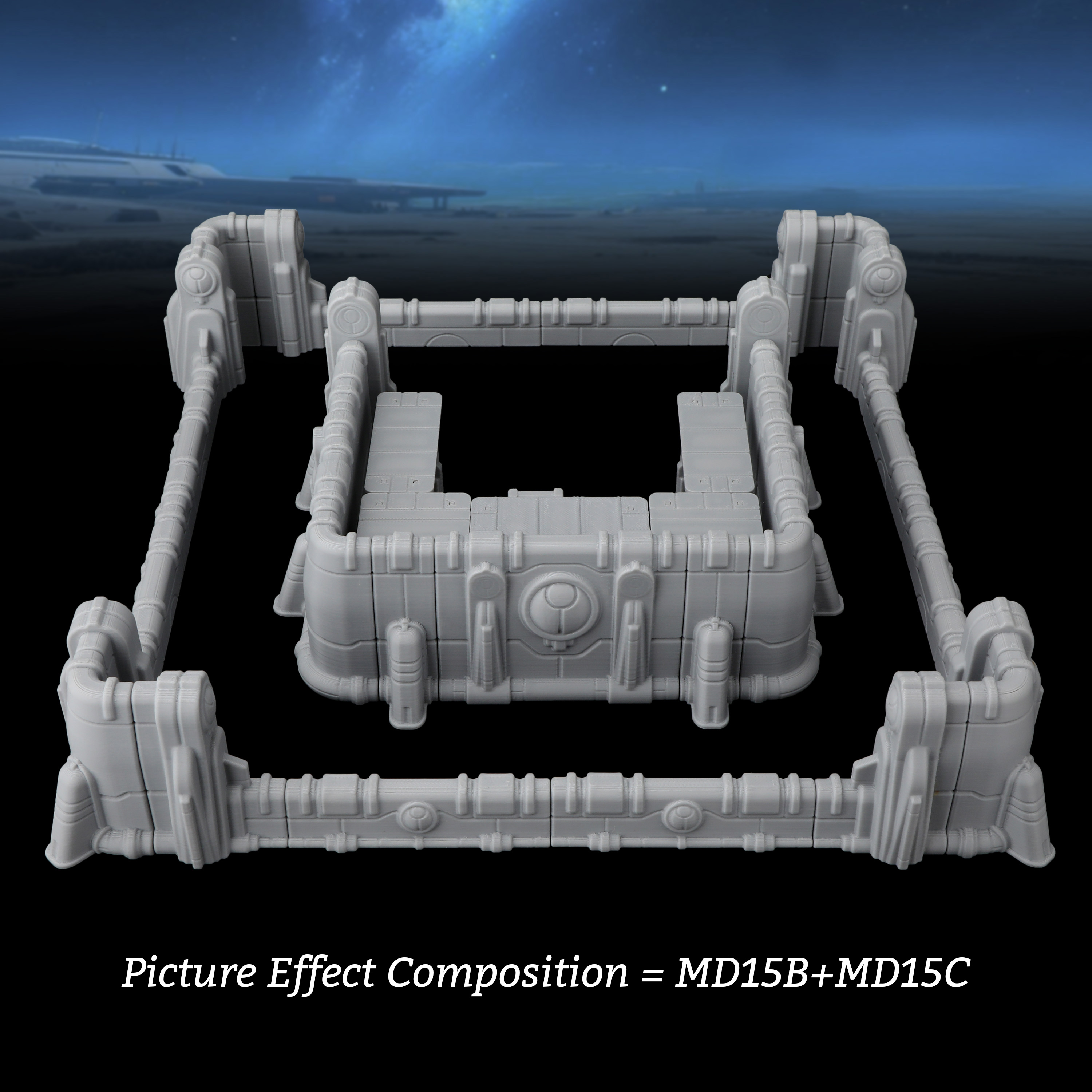 Sci-Fi Modular Fortress Defens - огляд і ціна Board Game Dune