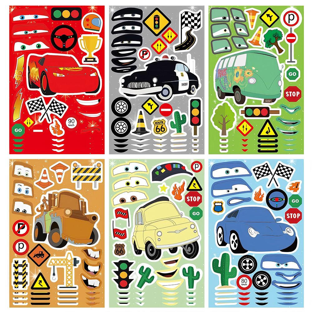 6/12Sheets Make a Face Cartoon - огляд і ціна Board Game For 2 People