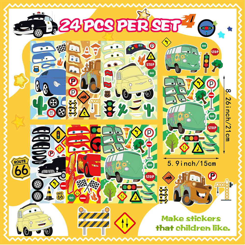 6/12Sheets Make a Face Cartoon - огляд і ціна Board Game For 2 People