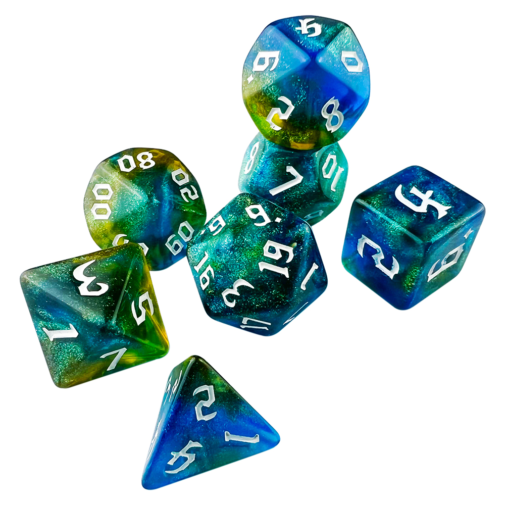 Dice Games TRPG DND Dice Set M - огляд і ціна Board Game Font