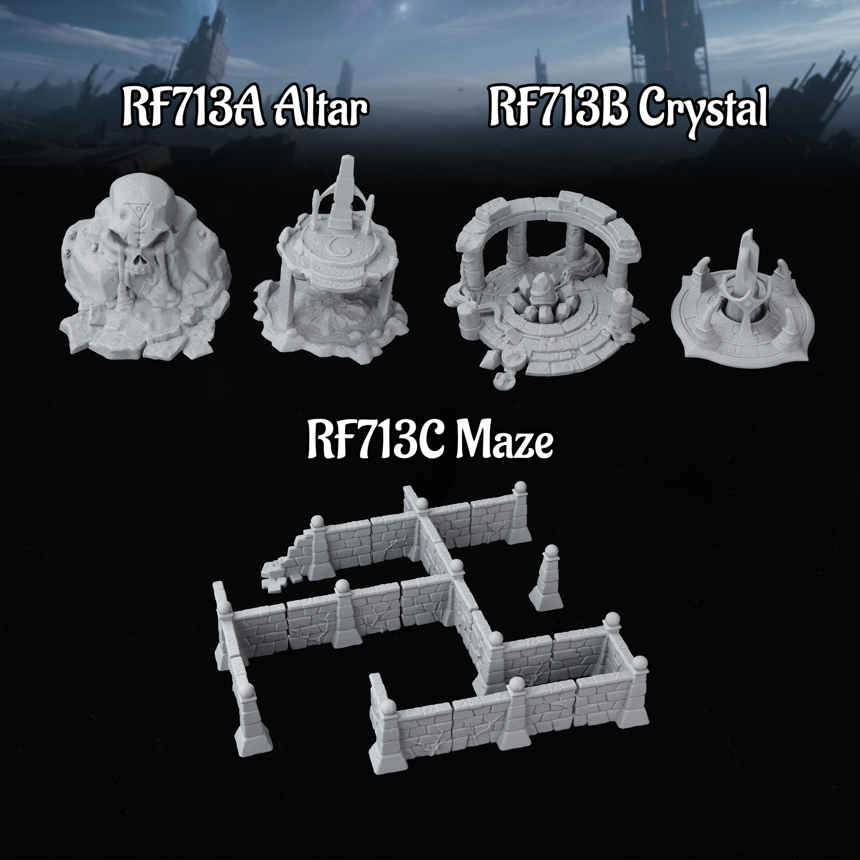 RPG Miniature Terrain Set, Gam - огляд і ціна Board Game Dune