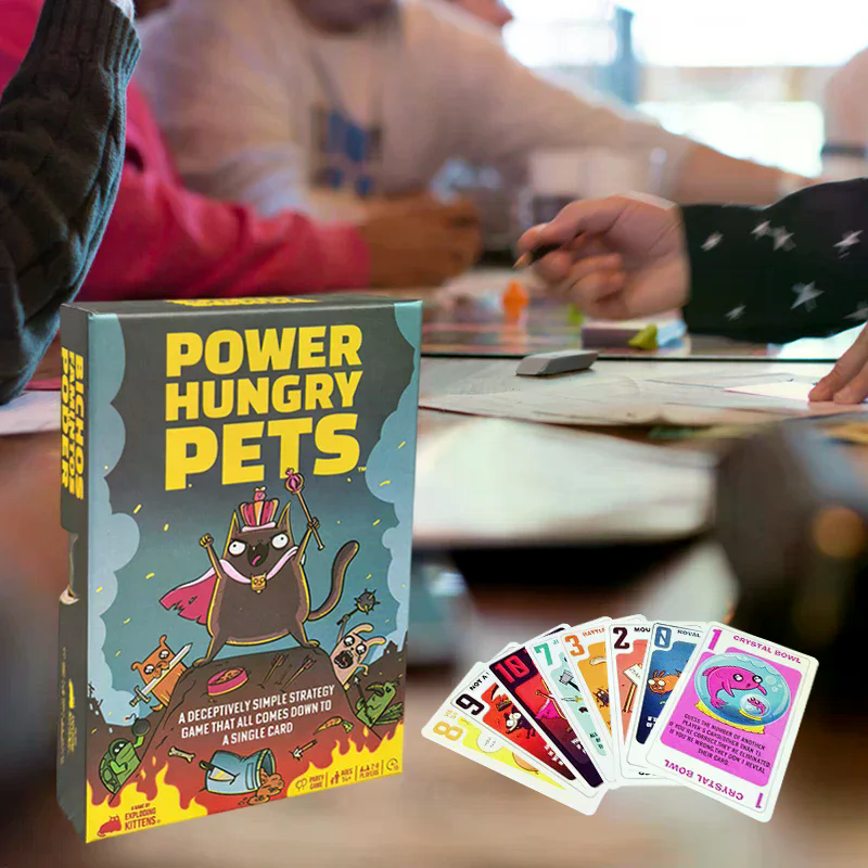 Power Hungry Pets Card Game Fa - огляд і ціна Board Game Strategi