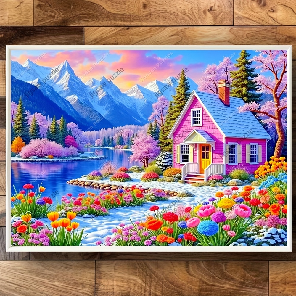 2000/1500/1000/500pcs Wooden J - огляд і ціна Jigsaw Puzzle Adult