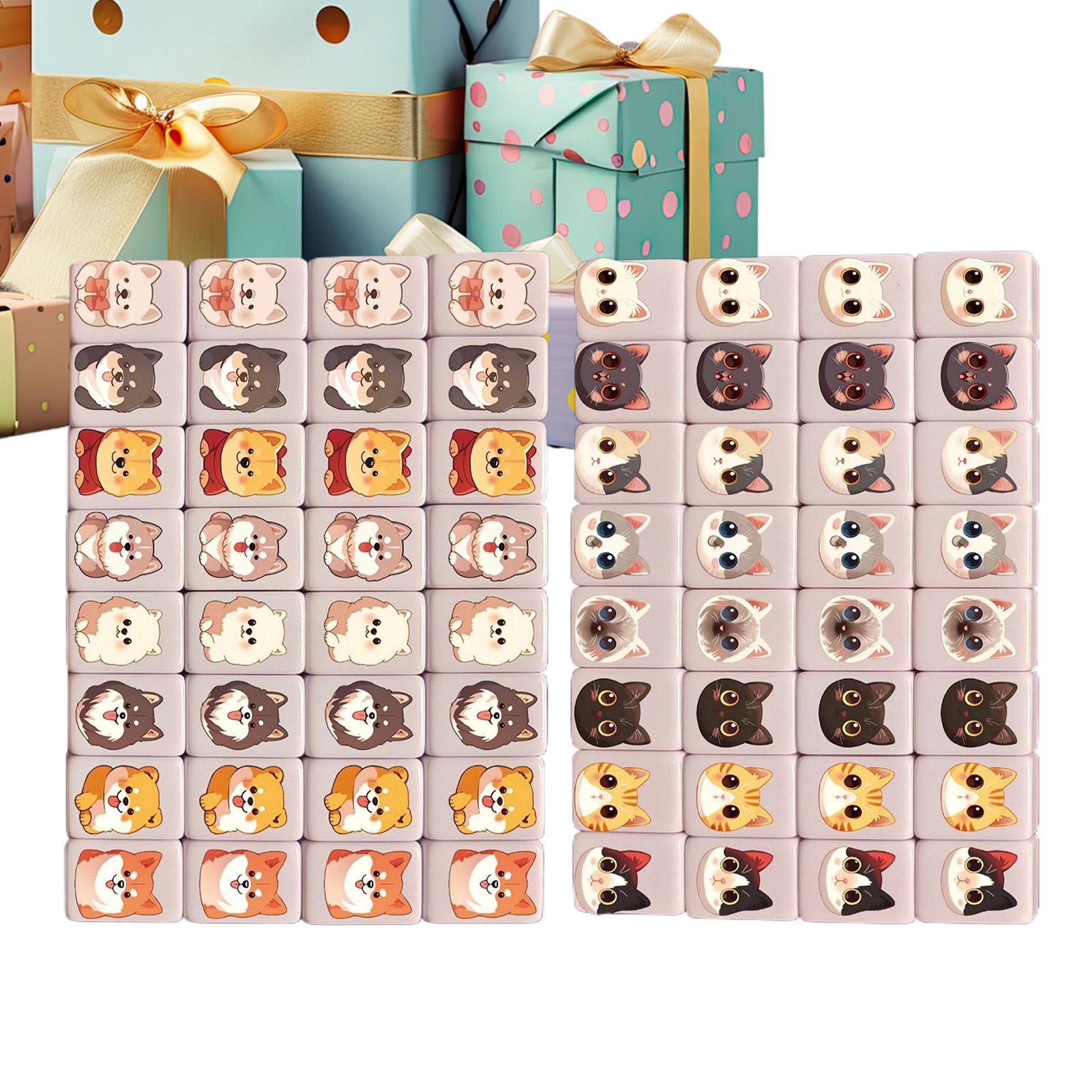 65Pcs mini Mahjong Board Games - огляд і ціна Board Game Mahjong