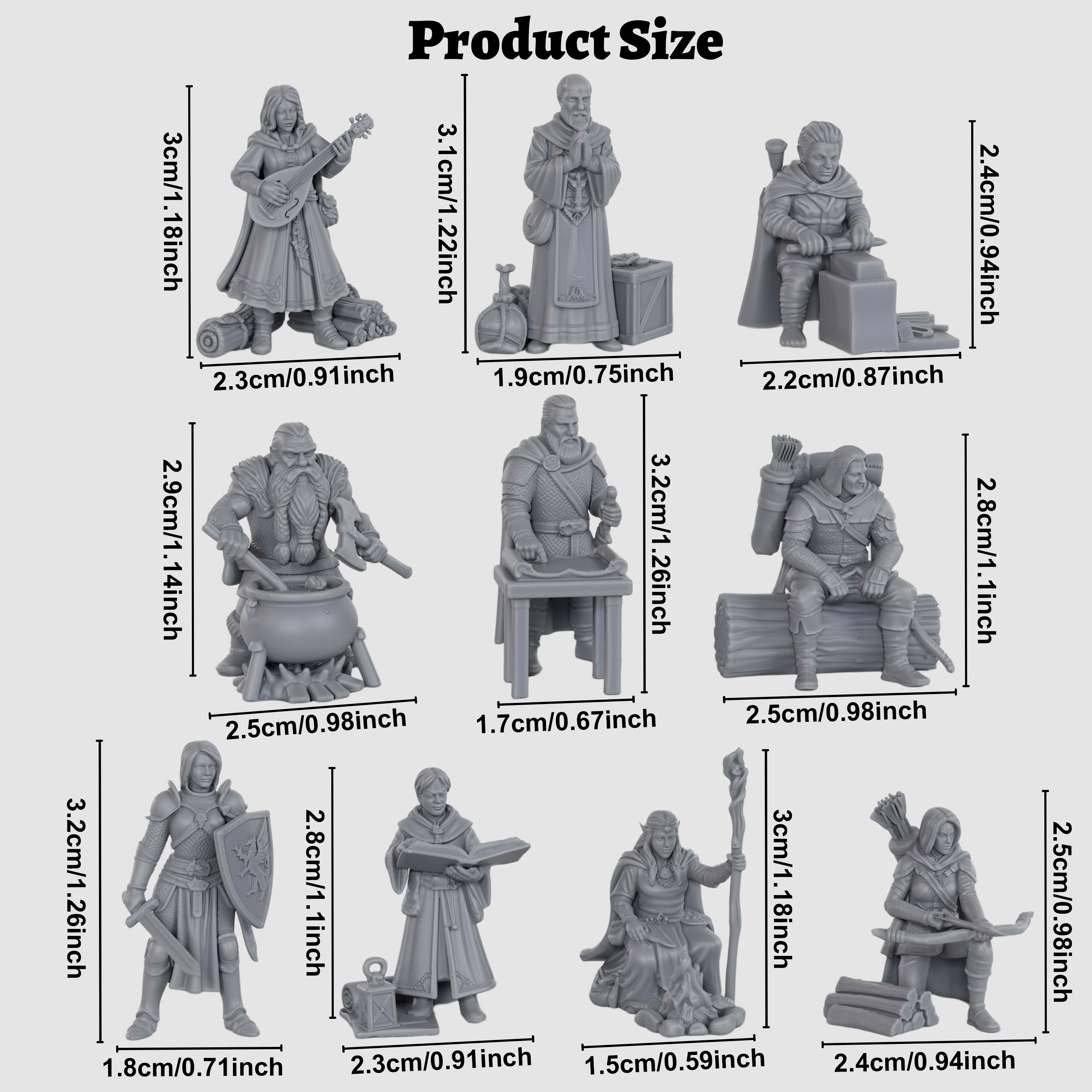 Fantasy Adventurer NPC Miniatu - огляд і ціна Board Game Dune
