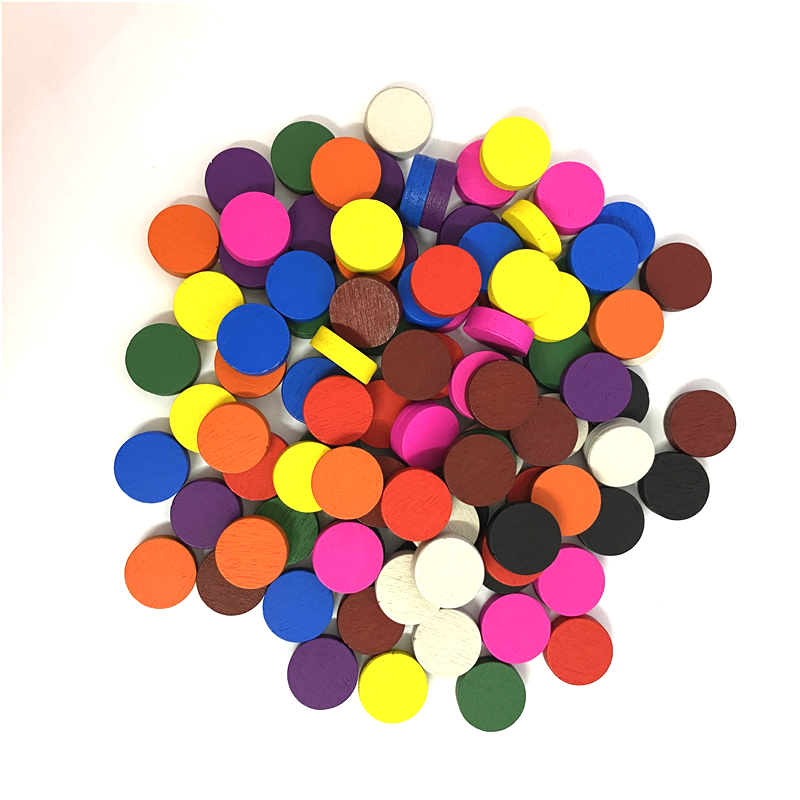 100pieces Diameter 15*5MM Wood - огляд і ціна Board Game Verdant