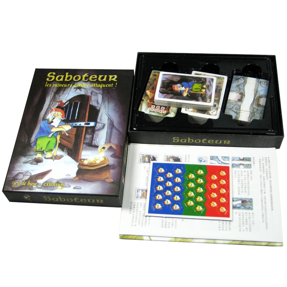 Saboteur Board Game Version 1  - огляд і ціна Board Game Saboteur