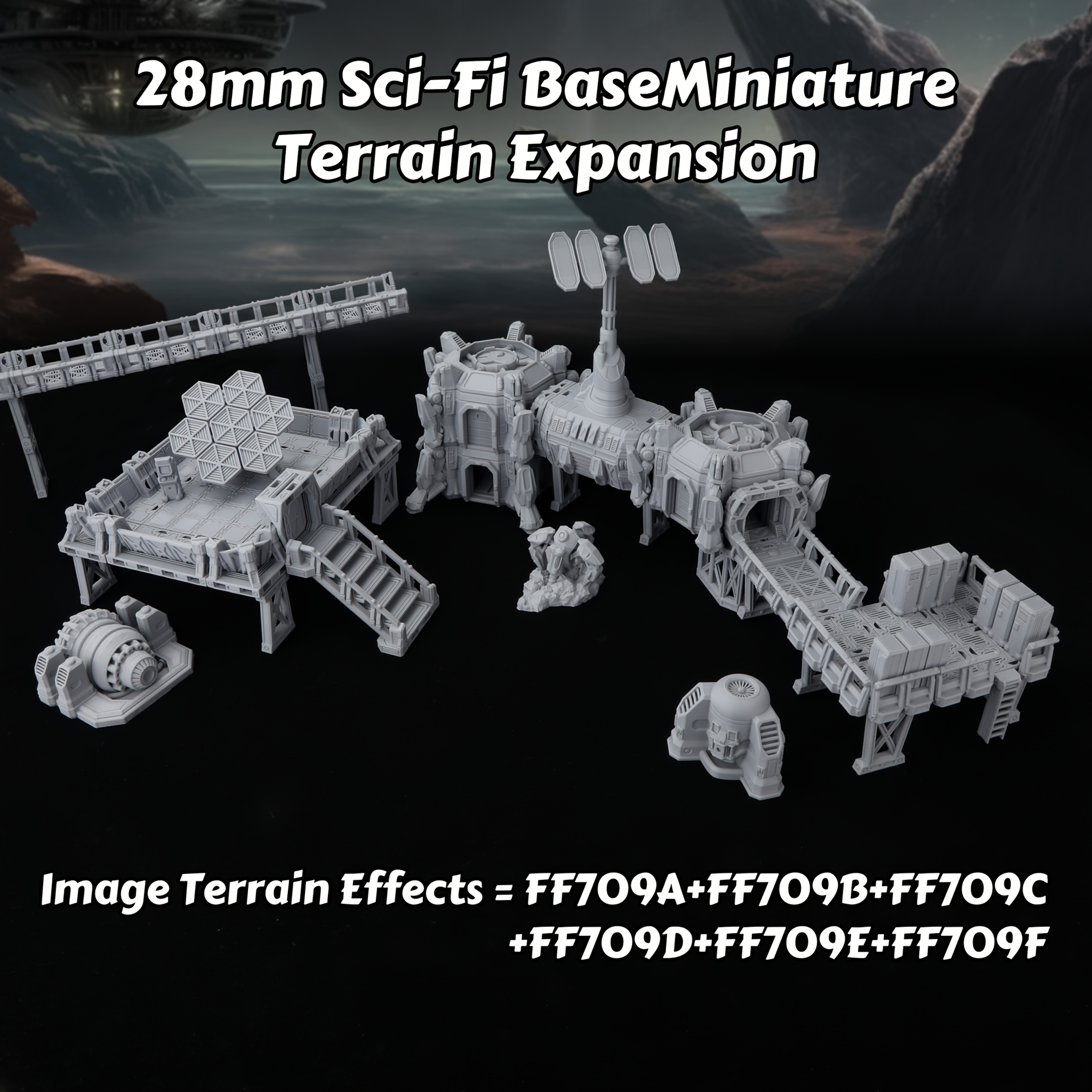 Epical Sci-Fi Terrain Set for  - огляд і ціна Board Game Dune