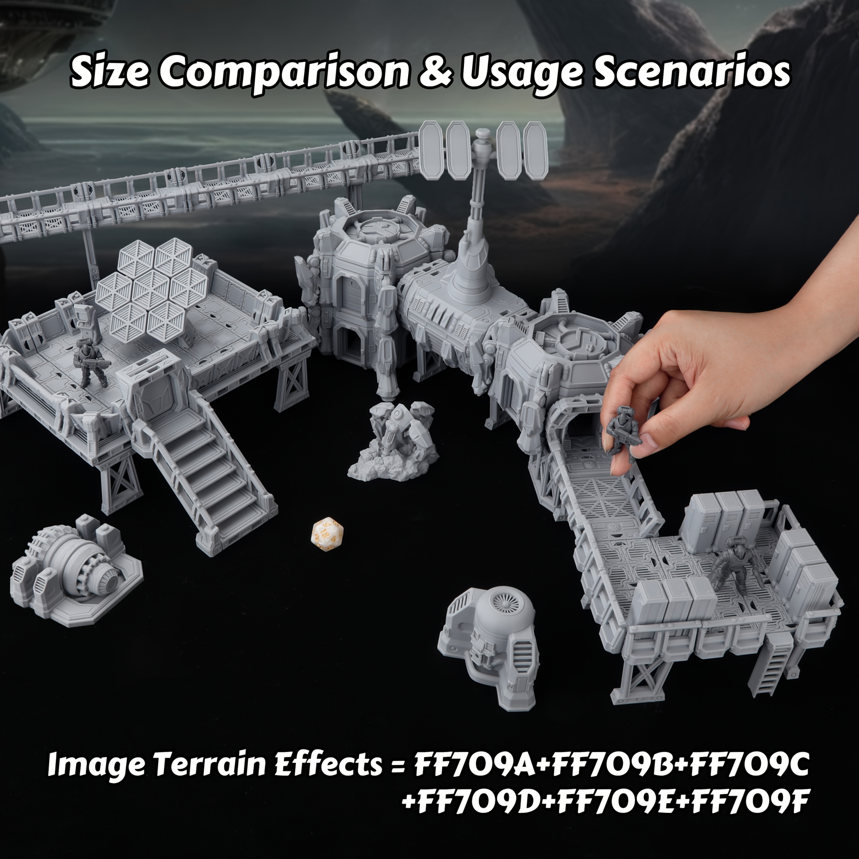 Epical Sci-Fi Terrain Set for  - огляд і ціна Board Game Dune