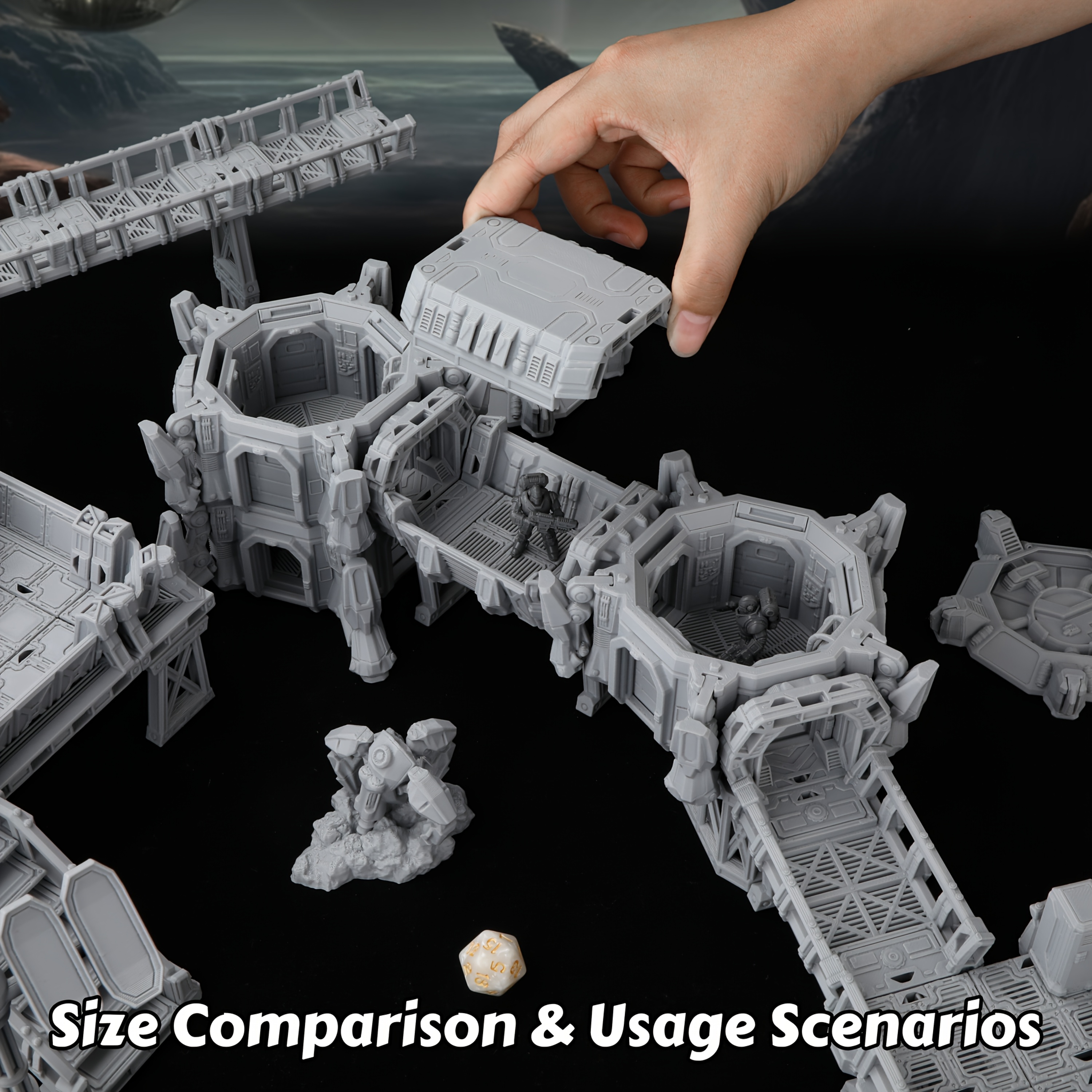 Epical Sci-Fi Terrain Set for  - огляд і ціна Board Game Dune