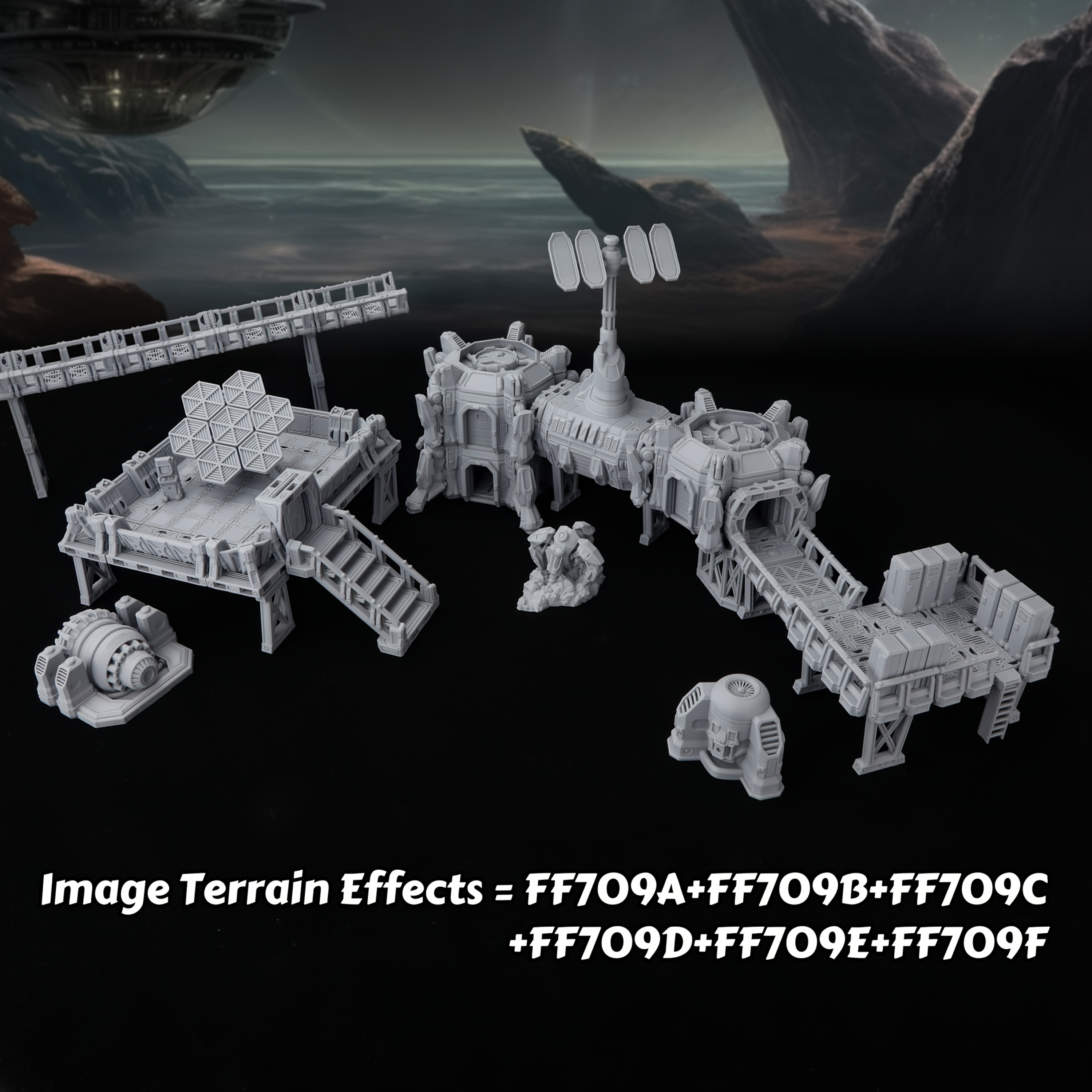 Epical Sci-Fi Terrain Set for  - огляд і ціна Board Game Dune