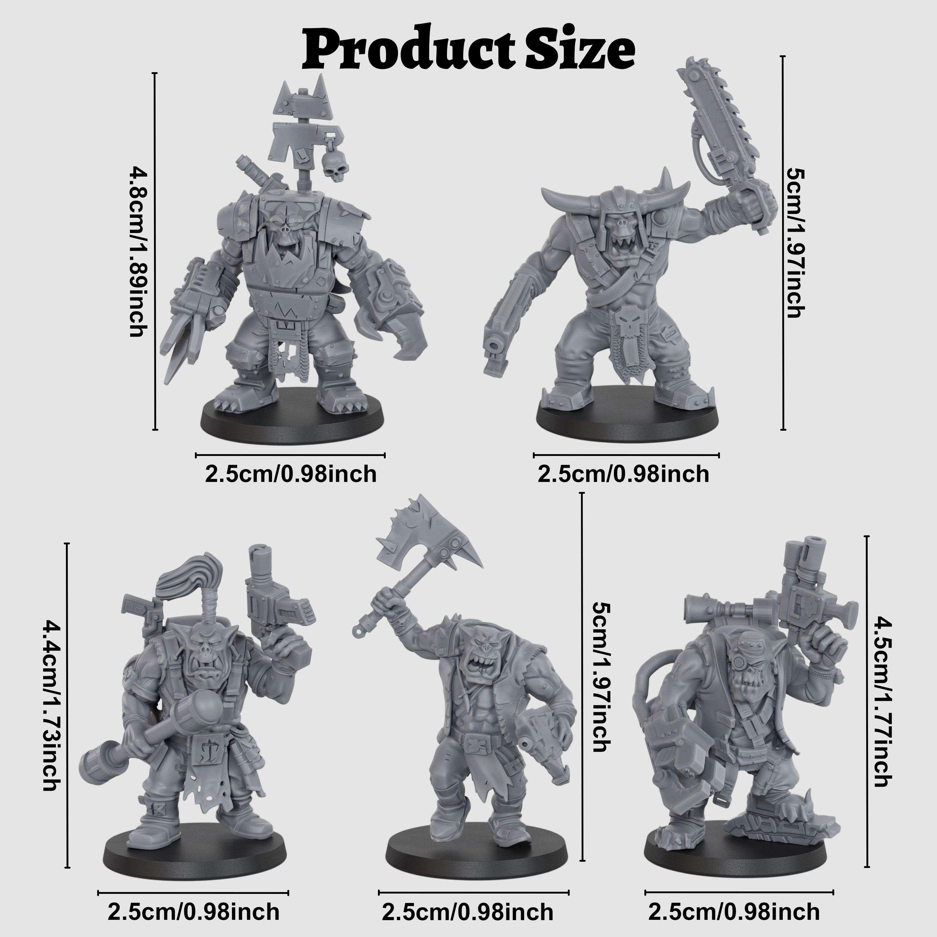 Sci-Fi Orc Squad Miniature Set - огляд і ціна Board Game Dune