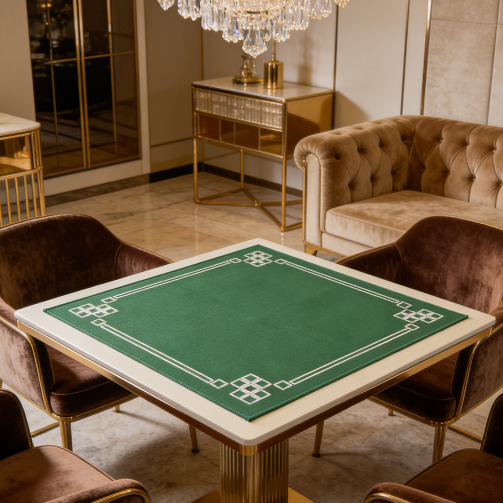 Anti Slip Mahjong Mat 70Cm/27. - огляд і ціна Board Game Mahjong