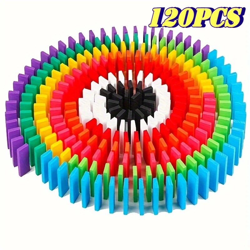 120pcs Domino Set - Multicolor - огляд і ціна Board Game Monopoli